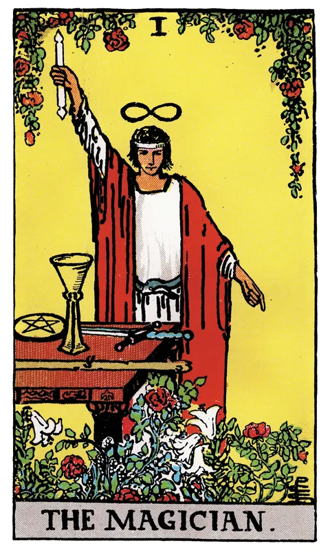 The Magician (I), Major Arcana card from the Rider-Waite-Smith tarot
